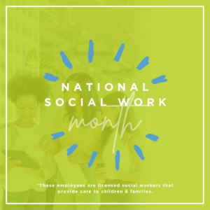 national social worker month graphic