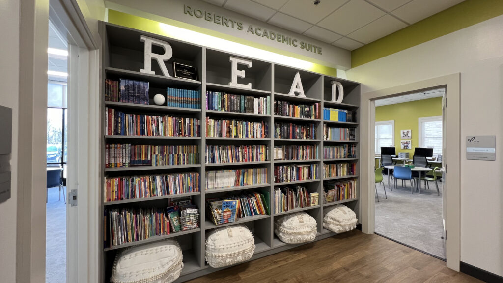 library at Palmer Home for Children